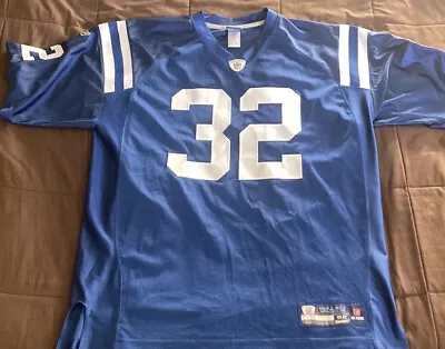 Indianapolis Colts #32 MIKE HART Sz52 Reebok ONFIELD Jersey! MNT COND! STITCHED! • $49.99