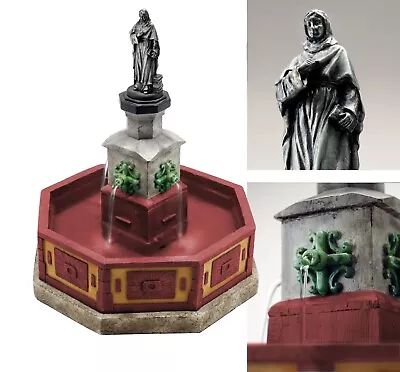 VSTank Missionary Water Fountain Diorama 1:24 Working Model W/ Statue & Pump • $89.95