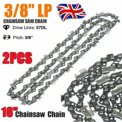 2PCS 57 Drive Links Chainsaw Saw Chain Parts Tool 16inch Chainsaw Blade 16  TOP  • £9.29