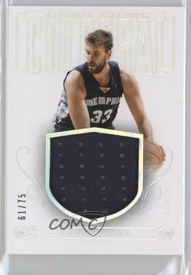 2013-14 Panini National Treasures Colossal Jerseys /75 Marc Gasol #21 • $12.04