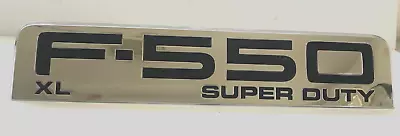 08-10 F550 F-550 XL Super Duty Fender Badge Emblem Plate OEM • $37.99