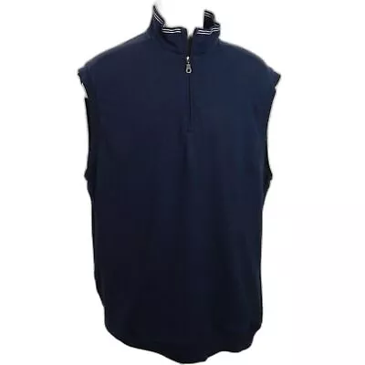 Greg Norman Sleeveless Sweater Vest Blue/White  XL • $12