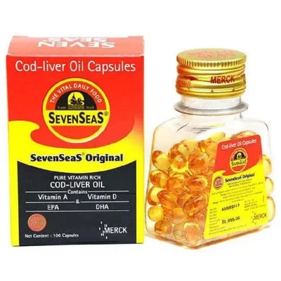 $23.45 • Buy 2 X Seven Seas Cod Liver Oil For A Healthy Immune System Vitamin A & D- 100 CAPS