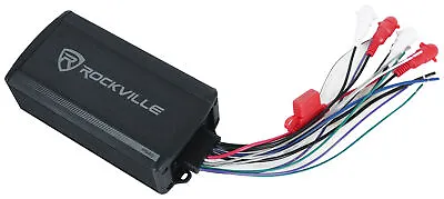 Rockville PS40 4-Channel Motorcycle Amplifier IP65 Bluetooth Micro Amp • $119.95