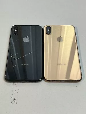 Lot Of 2 Apple IPhone XS Model A2097 5.8  Smartphones Black Gold For Parts Only • $130