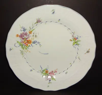 VINTAGE Mikasa Renaissance Fleurette White Porcelain Floral Salad Dessert Plate • $8.99
