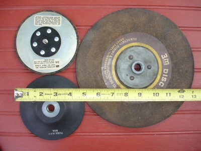 $15 • Buy 3M 9 Inch Disc Sanding Wheel Backer And Two Five Inch Wheels