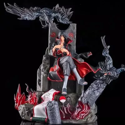 $149.99 • Buy GK Itachi Uchiha Akatsuki Throne Anime Figure Statue 35 CM