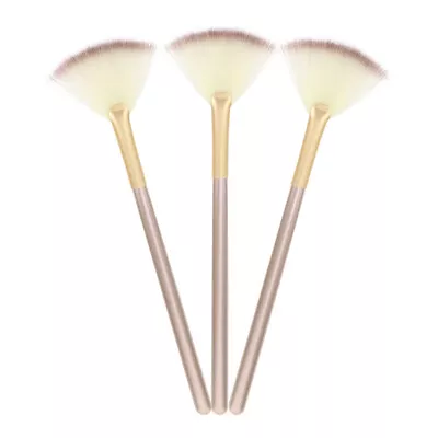 Fan Brush For Makeup Applicator Fan Brush For Chemical Peel Acrylic Face Brush M • £8.75