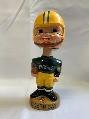 1967 Vtg Sports Specialties Green Bay Packers Bobble Head NFL Football Figure • $79.95