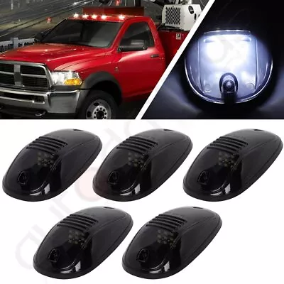 5X Smoke Lens White LED Cab Marker Running Light For Dodge Ram 2500 3500 4500 • $20.39