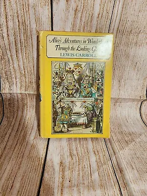 Vintage  Book Alice In Wonderland Alice Through The Looking Glass • $9.99