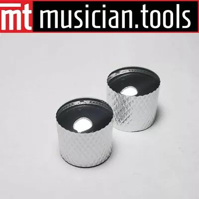 Ibanez Telecaster Jackson Charvel Chrome Knurled Knobs (2) • $12.97