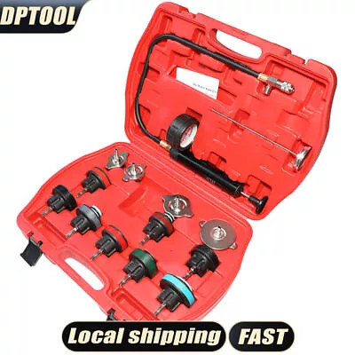 14Pcs Coolant Radiator Pressure Tester Cooling System Head Gasket Leak Detector • $52.90