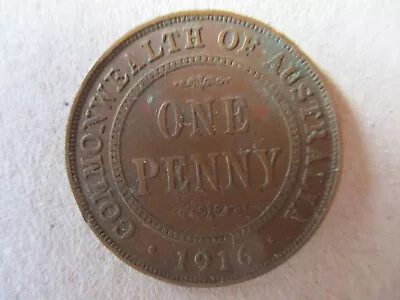 1916i Australian Penny (Error) • $7.50