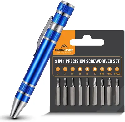9-In-1 Mini Screwdriver Set For Glasses Tightening Computer Laptop PC Watch  • £5.04