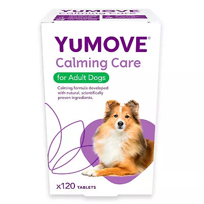 YuMOVE Calming Care For Dogs 120 Tablets To Ease Anxiety  - DIRECT FROM YuMOVE • £34