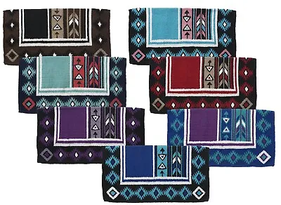 $63.90 • Buy Western Saddle Blanket - Cherokee Wool Print - 7 Color Patterns - 34  X 36 