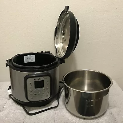 Instant Pot Duo Crisp Air Fryer 8-quart Multi-Use Pressure Cooker 140-0021-01 • $28