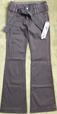 NWT Miss Me Girl's 14 Flared Jeans Stretch Waist Band Grey Pants Sz 14 New • $14.99