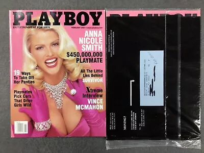 Playboy Magazine February 2001 Factory Sealed Unopened Unread Free Shipping • $24.95