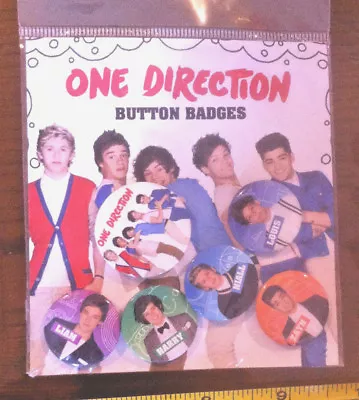 £3.11 • Buy Badge 1D One Direction Badges X6 Claire's Claires Accessories Official £4.50 RRP