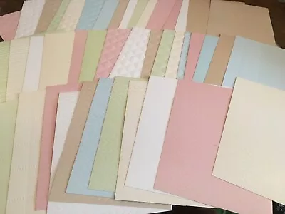 Kanban 48 A5 Embossed Pastel Quality Card Stock • £4.99