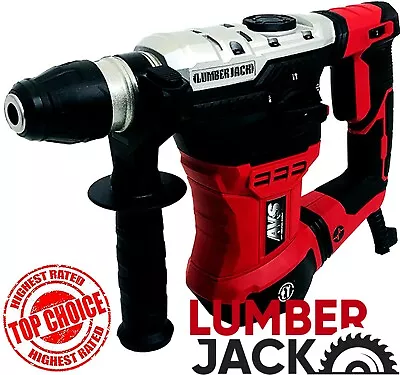 £79.99 • Buy Lumberjack Rotary Hammer Drill SDS Plus 3 Mode Chisel Action Breaker 240V