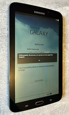 Samsung Galaxy Tab 3 SM-T210 7 Inch Black 8GB Plus 16gig SD Card • £5