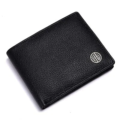 Genuine Leather Wallets For Men ( BLACK) • £22.13