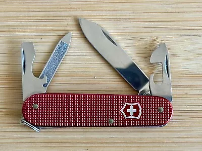 Victorinox 84MM Alox Cadet Swiss Army Knife Red • $45