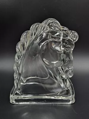 Vintage Federal Glass Deco Horse Head Bookend  • $12.75