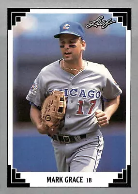 1991 Leaf #170 Mark Grace • $1.50