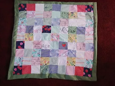 Memory Patchwork Blanket/quilt. Handmade From Outgrown Children's Clothing  • £55