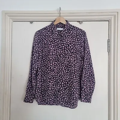 £35 • Buy Equipment Femme Animal Print 100% Silk Shirt - Size M
