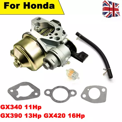 Carburetor Fits Honda GX340 11Hp GX390 13Hp GX420 16Hp Engine 16100-ZF6-V01 Carb • £10.29