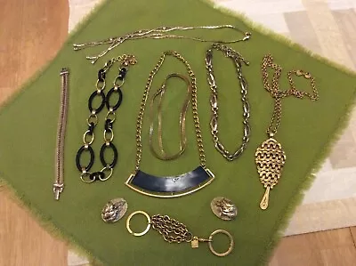 Vintage Estate Jewelry Lot Signed - Monet Napier Goldette Anne Klein & More • $29