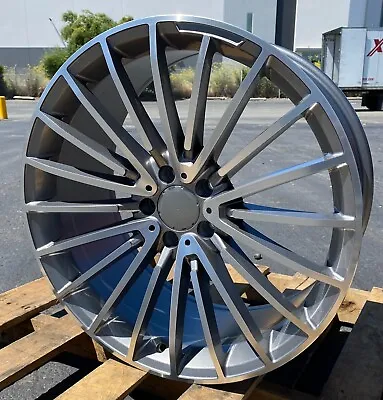 5x112 Gunmetal Wheels 19x8.5 19x9.5 Fit Mercedes C63 CLS450 GLC300 GLK350 E500 • $868