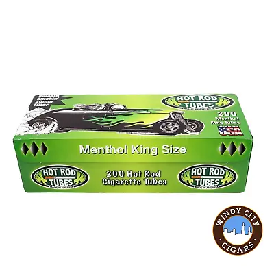 Hot Rod Menthol King Cigarette 200ct Tubes - 5 Boxes • $24