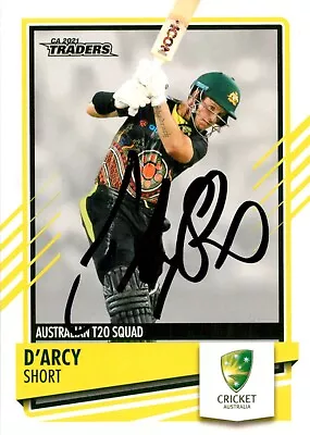 ✺Signed✺ 2021 2022 AUSTRALIA Cricket Card D'ARCY SHORT BBL • $9.99