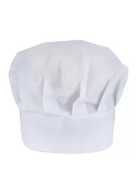 Adult White Chefs Baker Cook Chef Chef's Hat Fancy Dress Costume Accessory UK • £0.99