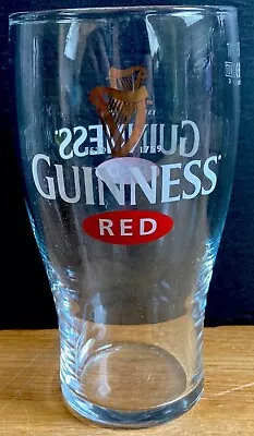£6.50 • Buy 1 Very Rare Vintage Guinness Red Pint Glass 20oz Brand New  Pub Bar Mancave