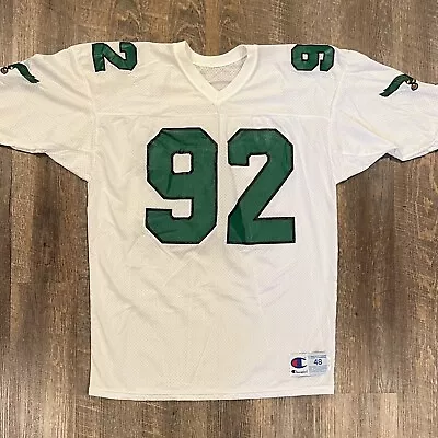 *RARE* VTG Vintage Champion PHILADELPHIA EAGLES Reggie White #92 White Jersey 48 • $79.99