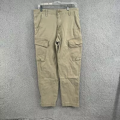 Levis Xx Chino Pants Men’s 32x32 Fit 32x30 Beige Cargo Jeans Slim Tapered Adult • $11.99