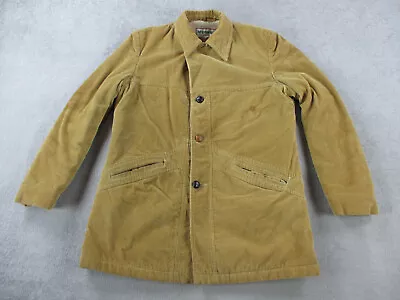 VINTAGE Mcgregor Jacket Mens 42 Long Brown Tan Corduroy USA Made Sherpa Lined • $19.99