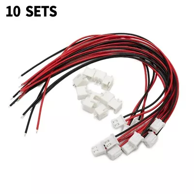 10 Sets Of Seamless Fit Mini Micro JST XH2 54mm Connector Plug With 200mm Wires • $6.65