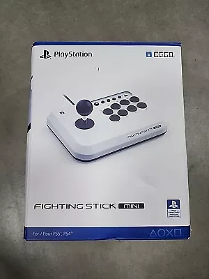 HORI Fighting Stick Mini For PlayStation 5 Or 4- White NEW Open Box • $49