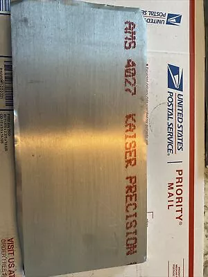 Aluminum Plate 6061-T651  1/2” X 12-3/8” X 5-3/4  Made In USA • $12