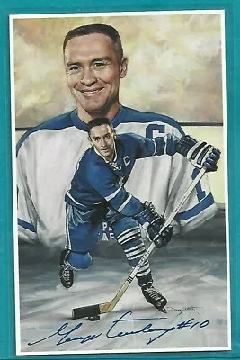 GEORGE ARMSTRONG Signed Legends Postcard TORONTO MAPLE LEAFS • $499.99