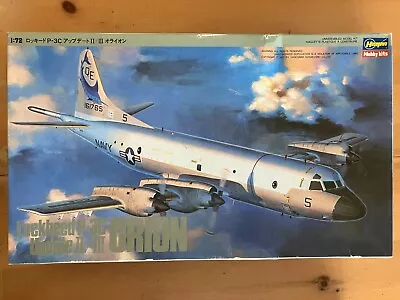 Hasegawa Lockheed P-3C ORION Update II/III Model Kit 1:72 W/ Paints/accessories • $47.99